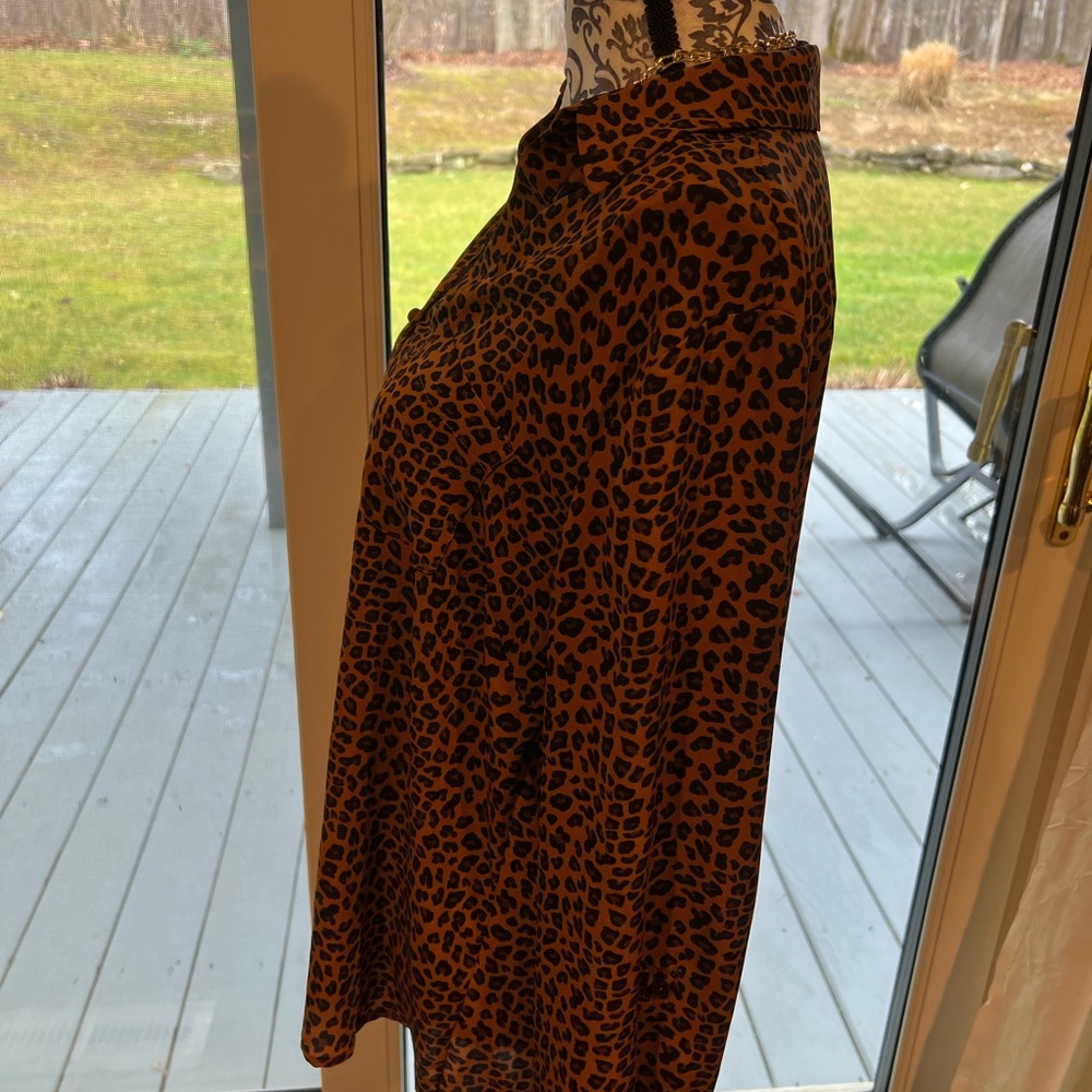 NWOT. The Limited animal print long sleeve shirt. - Picture 5 of 7
